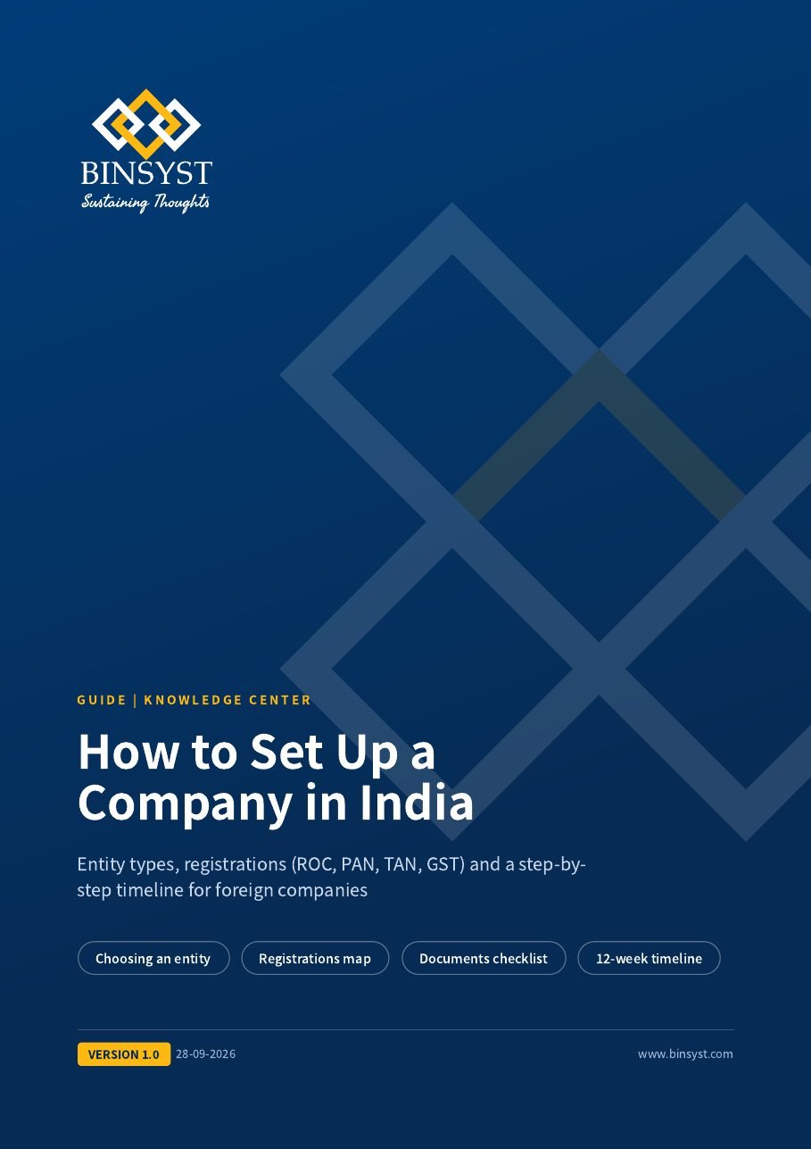 Cover of the guide How to Set Up a Company in India
